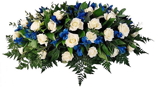 Композиция из живых цветов (1м) арт.ВЖФ1.2